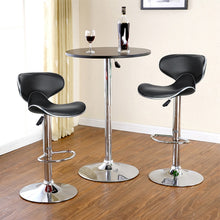 Load image into Gallery viewer, New 1 Pair High Quality PU Leather Butterfly Backrest Chair Bar Stool Gas Lift Height Adjusted Rotatable Kitchen Bar Chair HWC