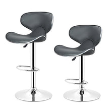 Load image into Gallery viewer, New 1 Pair High Quality PU Leather Butterfly Backrest Chair Bar Stool Gas Lift Height Adjusted Rotatable Kitchen Bar Chair HWC