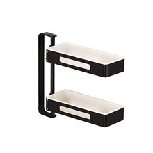 Load image into Gallery viewer, Aluminum Alloy Kitchen Racks Holders Punch-free Rotatable Multi-layer Wall Hanging Seasoning Rack Bathroom Shower Storage Rack