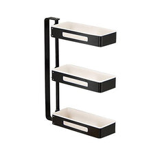 Load image into Gallery viewer, Aluminum Alloy Kitchen Racks Holders Punch-free Rotatable Multi-layer Wall Hanging Seasoning Rack Bathroom Shower Storage Rack