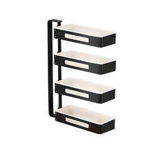 Load image into Gallery viewer, Aluminum Alloy Kitchen Racks Holders Punch-free Rotatable Multi-layer Wall Hanging Seasoning Rack Bathroom Shower Storage Rack